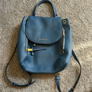 Michael Kors leather backpack purse